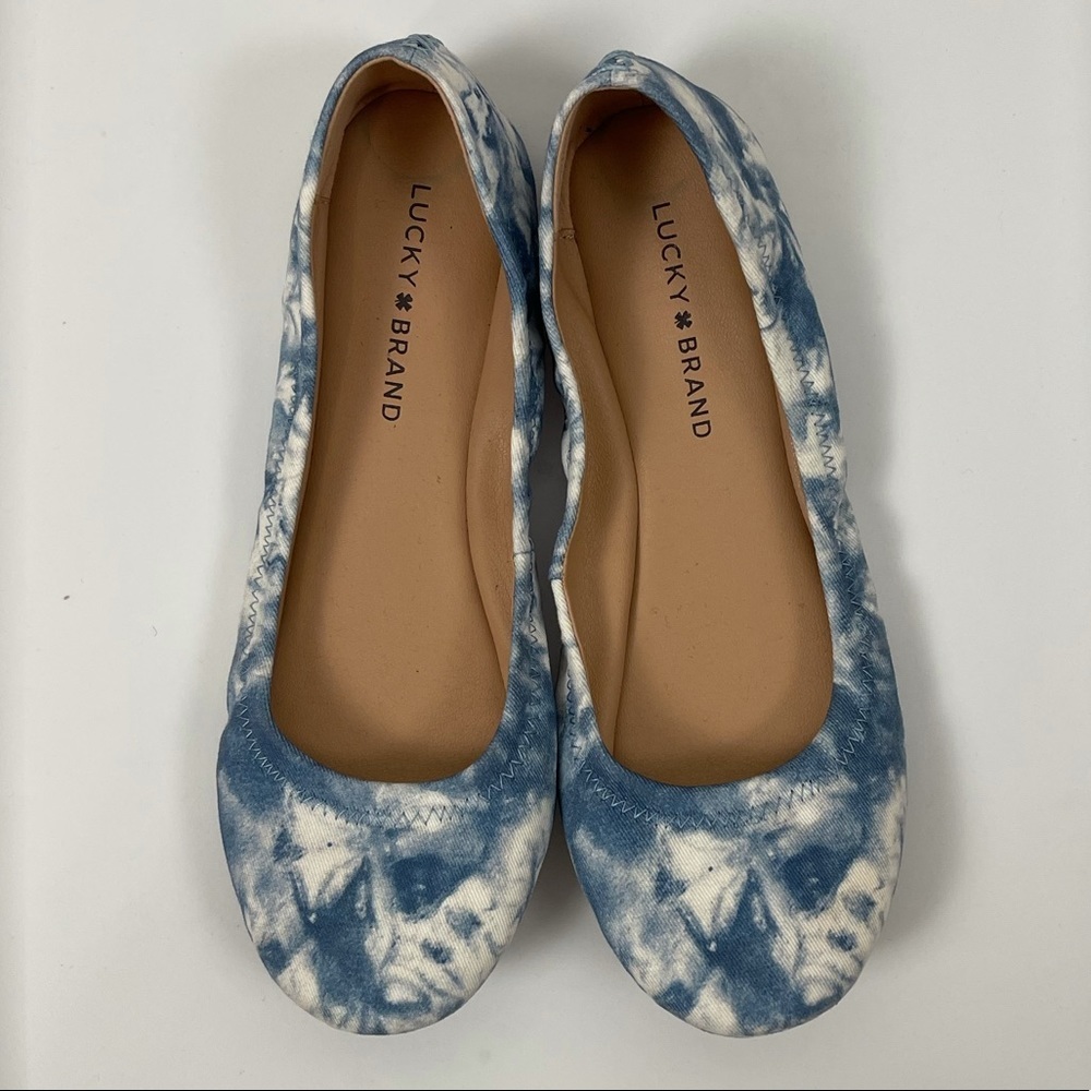 Lucky Brand Tie Dye Flats